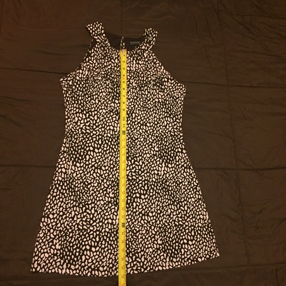 Brown and white short summer dress - Picture 8 of 8